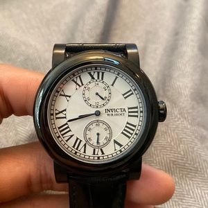 Invicta GMT Chronograph White and Black